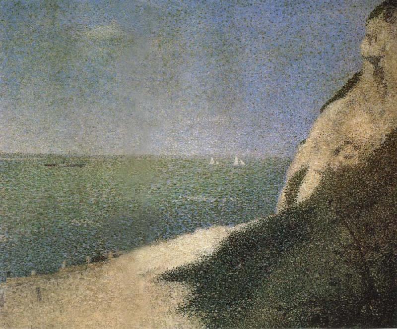 Impression Figure of Landscape, Georges Seurat